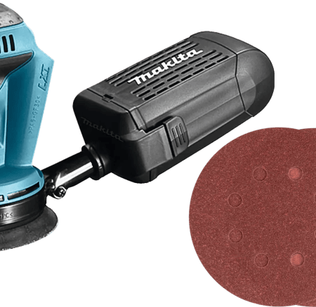 Makita DBO180ZJ (zonder accu) + Bosch Schuurschijf 125 mm K80
