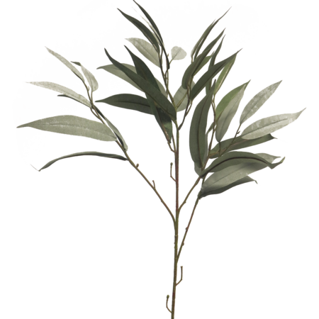 Mango lvs spray dusty green 76cm
