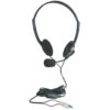 stereo headset zwart
