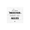 Marmeren onderzetters Meester