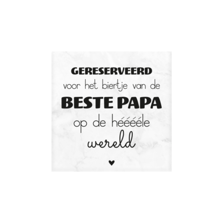 Marmeren onderzetters Papa