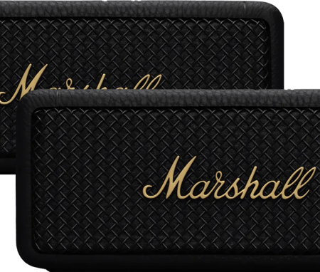 Marshall Emberton II BT Black & Brass Duo Pack