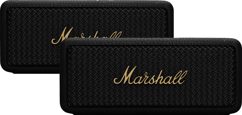 Marshall Emberton II BT Black & Brass Duo Pack