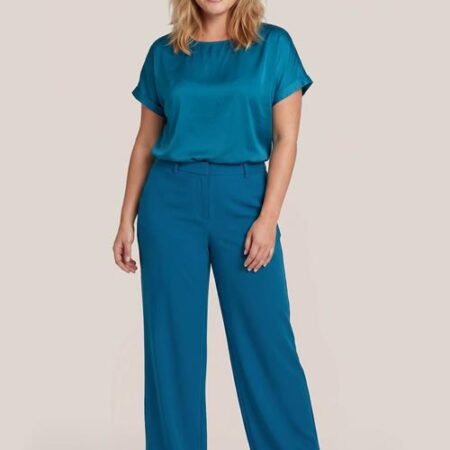 Martha Top Petrolblauw Maxi