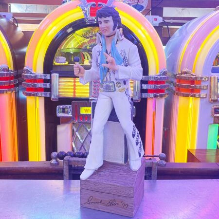 McCormick Elvis Presley Straight Bourbon Whiskey Decanter met Muziekdoos - 1977 | Elvis Presley