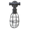 Messing Wandlamp Sandford Antiek Zwart