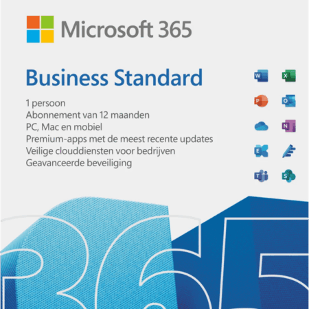 Microsoft 365 Business Meertalig Standard Abonnement 1 Jaar - Digitaal