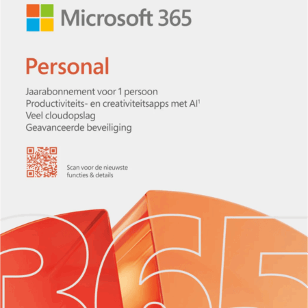 Microsoft 365 Personal Meertalig Abonnement 1 Jaar - Digitaal