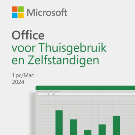 Microsoft Office voor Thuisgebruik en Zelfstandigen 2024 Meertalig - Digitaal