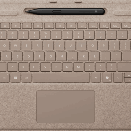 Microsoft Surface Pro 13 Inch Type Cover met Slim Pen Duinzand Qwerty