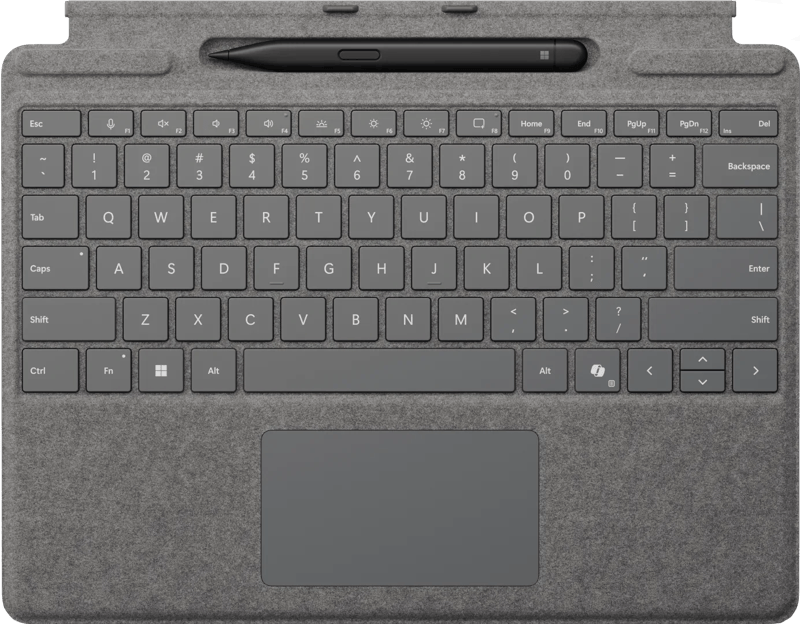 Microsoft Surface Pro Type Cover 13 Inch met Slim Pen Platina Qwerty