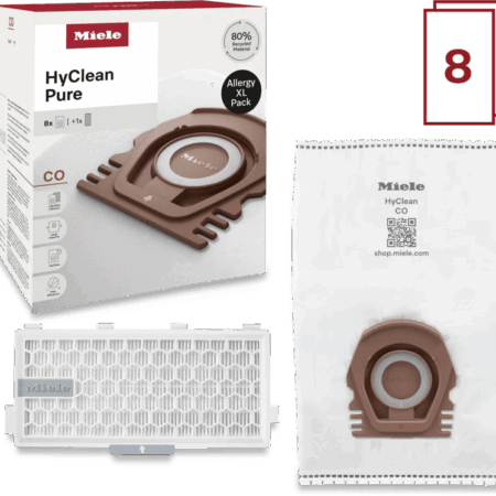 Miele Stofzuigerzakken HyClean Pure CO XL-Pack (8 stuks)