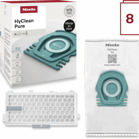 Miele Stofzuigerzakken HyClean Pure TU XL-Pack (8 stuks)