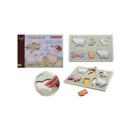 Mike & Molly Zachte vakjes puzzel | Johntoy