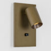 Mila Bedlamp Brons Met Dimmer En USB-C