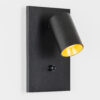 Mila Bedlamp Zwart Met Dimmer En USB-C