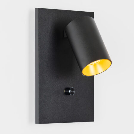 Mila Bedlamp Zwart Met Dimmer En USB-C