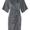 Milan Metallic Jurk Zilver