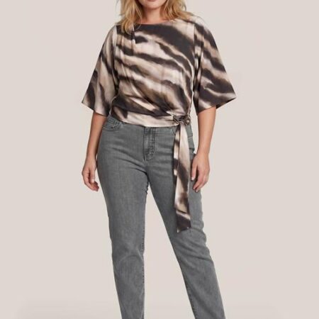 Miley Print Top Groen / Multi Maxi