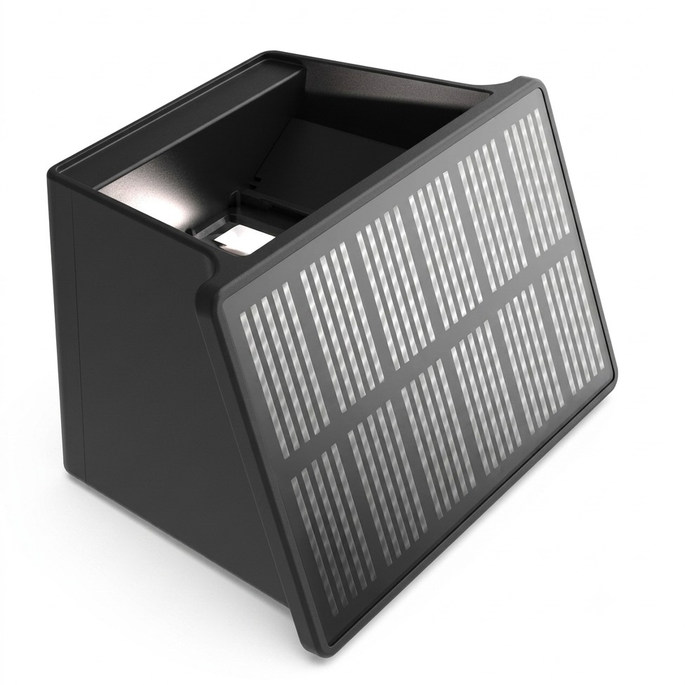 Mitch Solar Up en Down Muurlamp Zwart