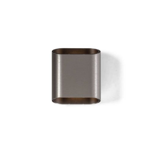 Trapz LED Wandlamp - Zilver Brons - Zwart