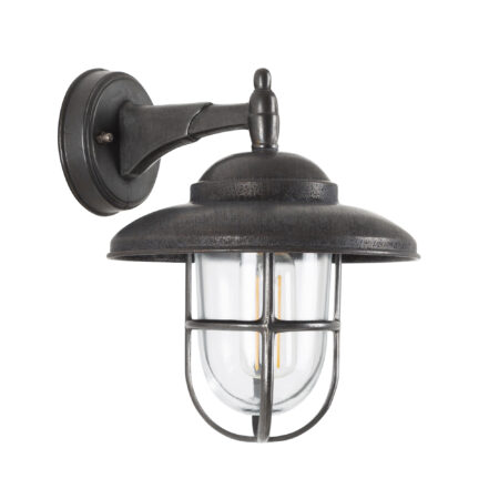 Monte Antiek Wandlamp Zwart