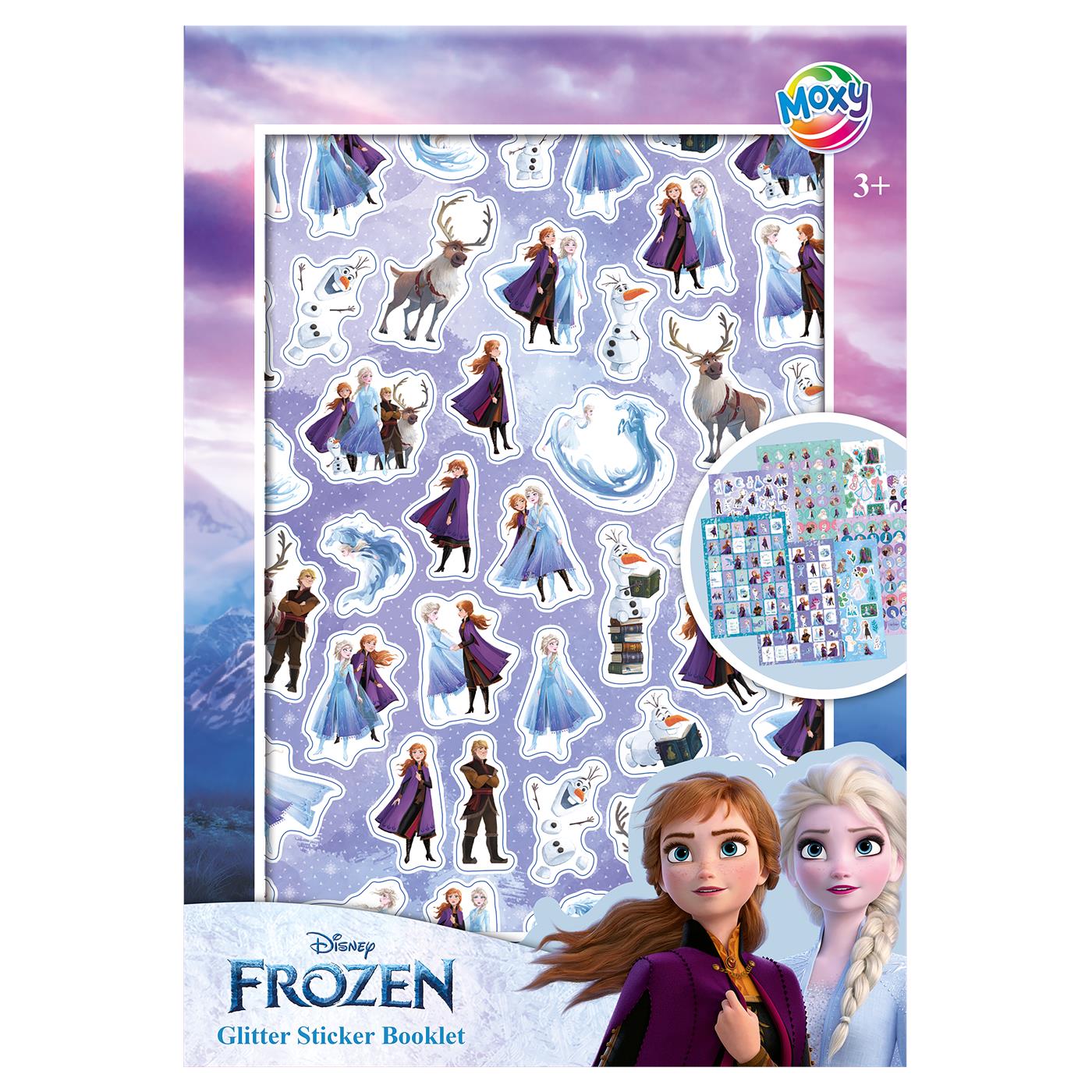 Moxy Frozen glitter stickerboek - A5 | Moxy