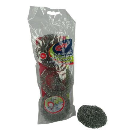Multy Pannenspons metaal pak a 3 stuks | Multy