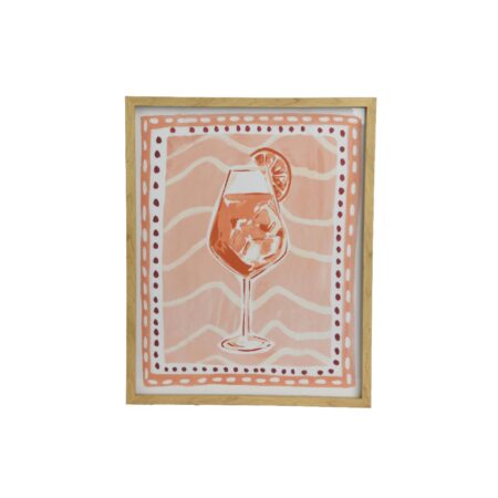 Muurdeco canvas cocktail 40x2