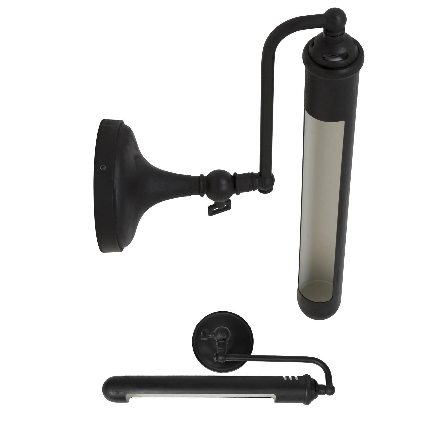Muurlamp Cabot Tube L Antiek Zwart