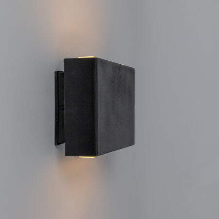 Muurlamp Decca Antiek Zwart