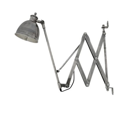 Muurlamp Ripley Antiek Zilver