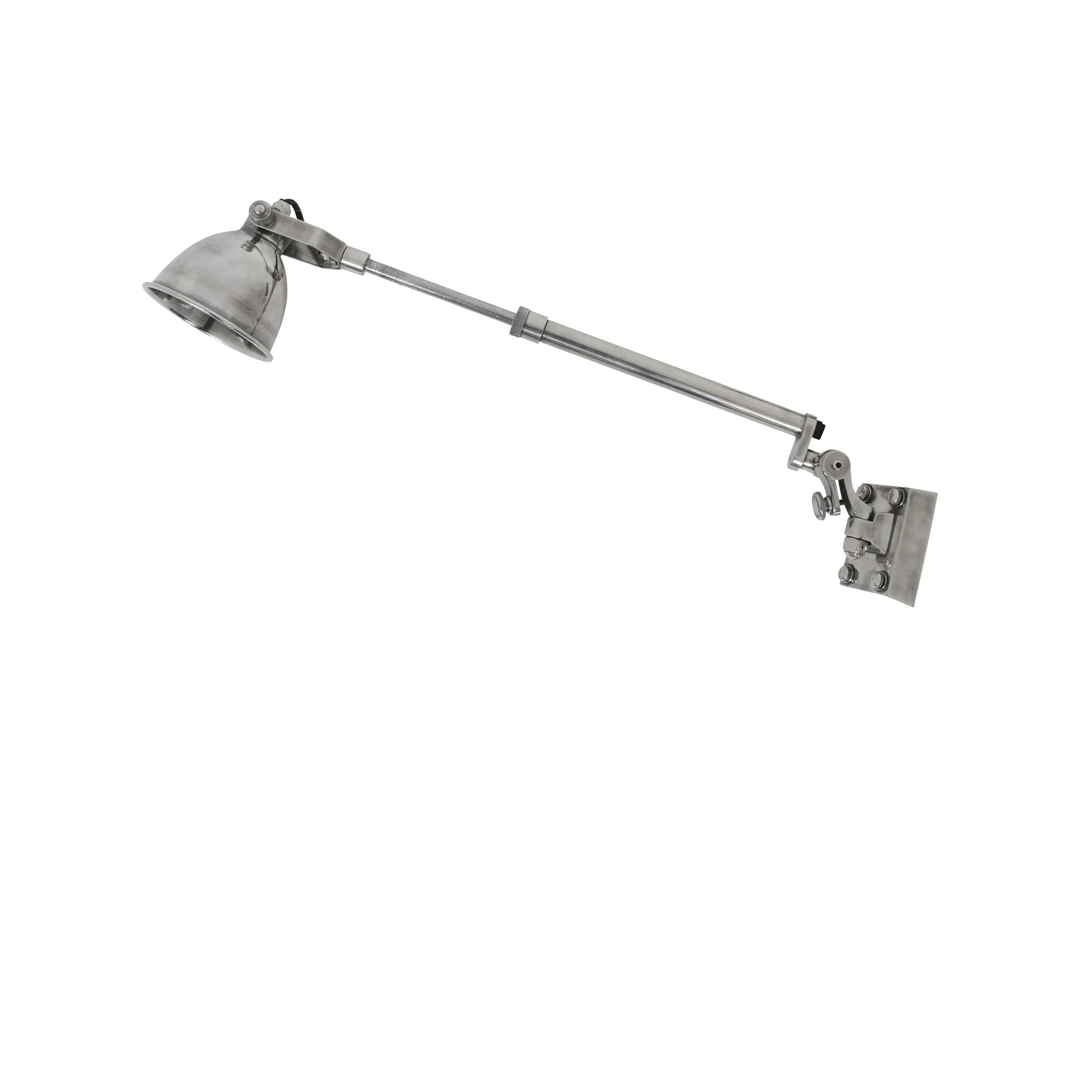 Muurlamp Tacoma Leeslamp Antiek Zilver