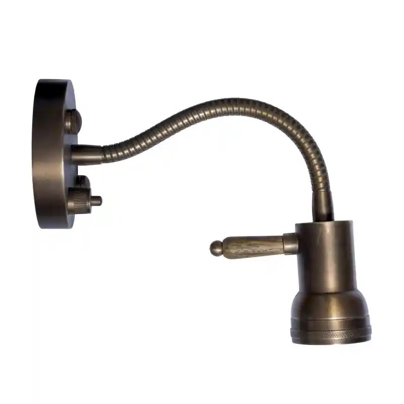 Muurlamp Twister Antiek Messing