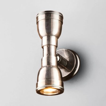Muurspot Indigo Up en Down Antiek Zilver