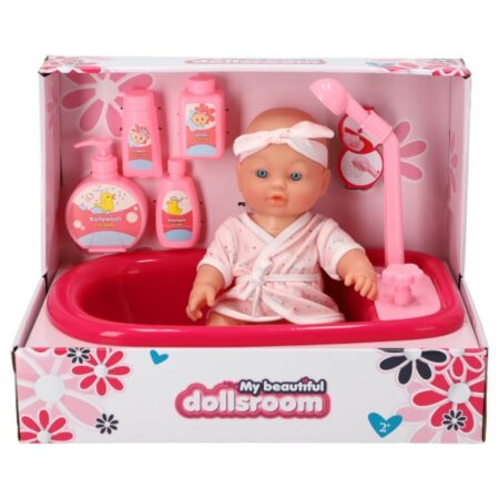 My Beautiful Dollsroom Poppenbadje Met Douchefunctie