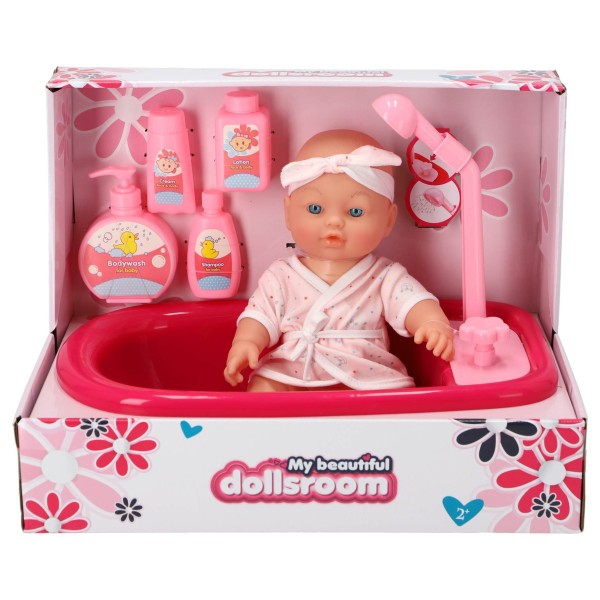 My Beautiful Dollsroom Poppenbadje Met Douchefunctie