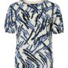 Mylah Print Top Offwhite / Blauw