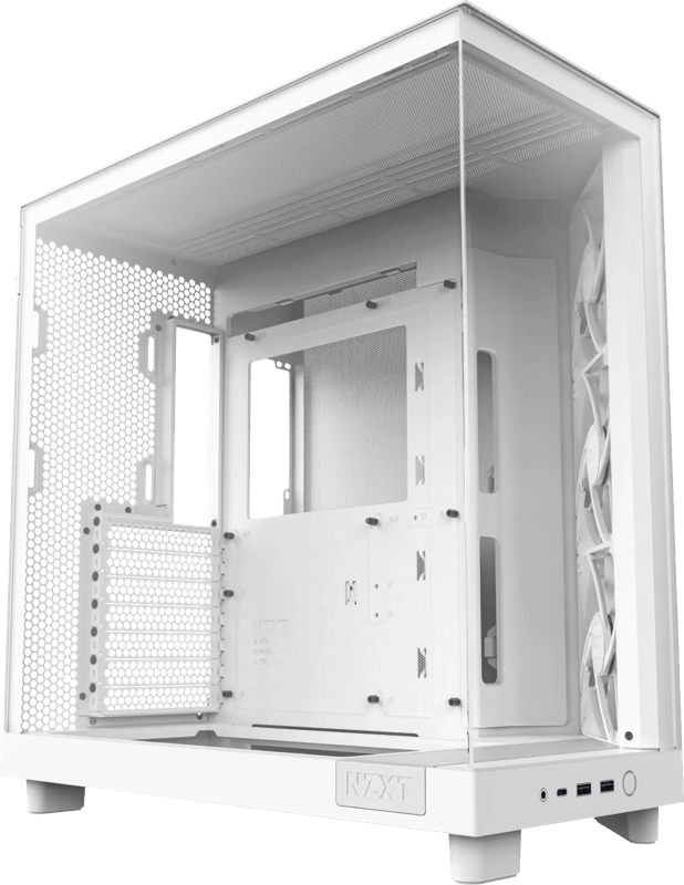 NZXT H6 Flow - Wit