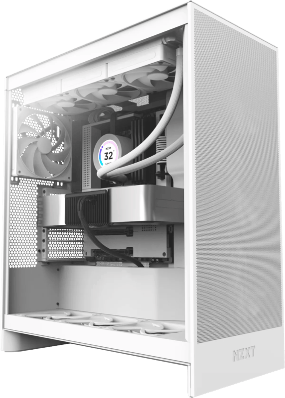NZXT H7 Flow - Wit