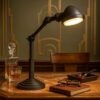 Nano Bureaulamp Antiek Zwart
