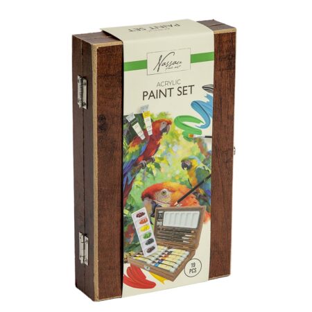 Nassau Kist Acryl Verf 19-delig set | Nassau