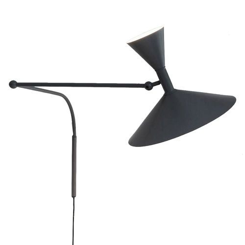 Lampe de Marseille Wandlamp - Zwartgrijs