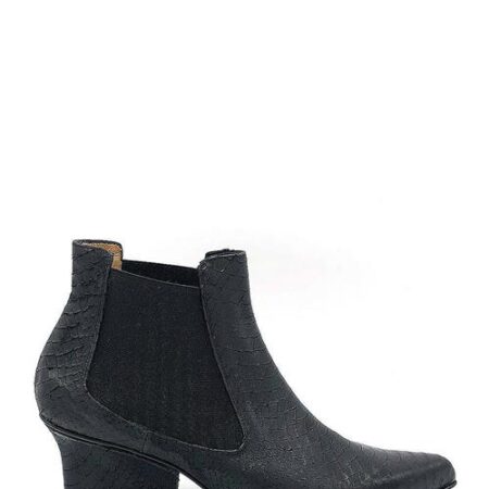 Nena Enkellaars Zwart Python Print