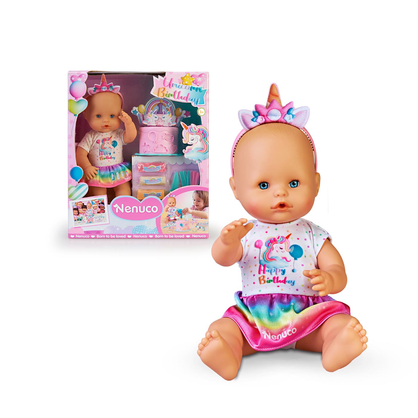 Nenuco Unicorn Birthday babypop 32cm | Nenuco