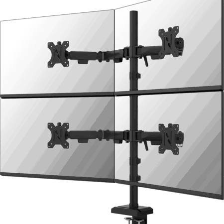 Neomounts NERO DS60-600BL2-2 Monitorarm Zwart