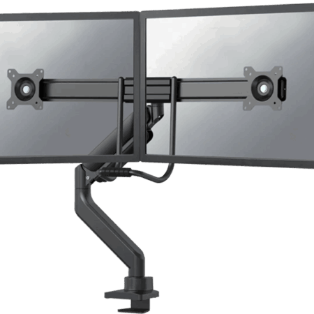 Neomounts NEXT Core DS75-450BL2 Crossbar Monitorarm Gasgeveerd - Zwart