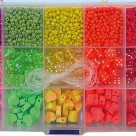 Neon kralen indoos 10x17cm | Moxy