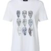 Nine Head Art Tee Grijs