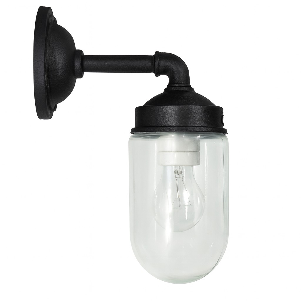 Ninety Muurlamp Matzwart